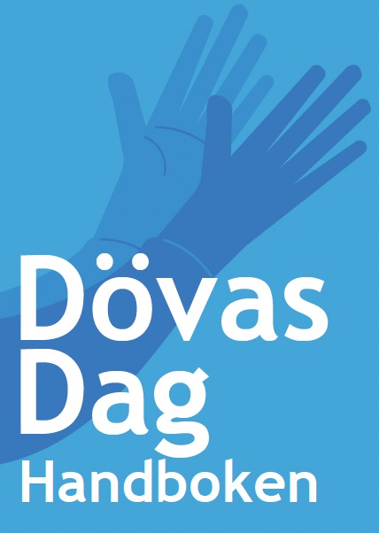 Dövas Dag Handbokens omslag